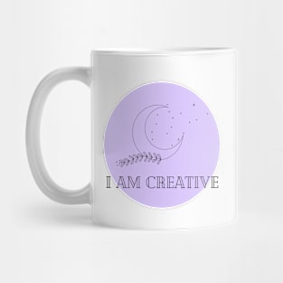 Affirmation Collection - I Am Creative (Purple) Mug